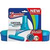 Spontex Catch&Clean Scopa in Gomma Per Interno, Manico non Incluso, Lavabile, Cattura Sporco e Peli, Azzurro