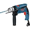 Bosch Professional Trapano con percussione GSB 13 RE (Motore da 600 Watt, incl. asta di profondità 210 mm, mandrino autoserrante 13 mm)