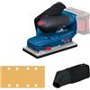 Bosch Professional Bosch PRO 18V System Levigatrice orbitale a batteria GSS18V-18 (incl. sacchetto raccoglipolvere, foglio abrasivo)