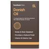 Furniture Clinic Olio danese per legno - Olio premium per migliorare la bellezza naturale di quercia, pino e altro - Sigilla e protegge per una finitura satinata, 5 l
