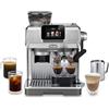 De'Longhi La Specialista Touch EC9455.M, Macchina Caffè Espresso con Macinacaffè, Funzione Cold Brew, Schiumatura Latte Automatica e Manuale, Controllo Touch, Include Set Di Benvenuto, Metallo