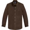 Polo Ralph Lauren Camicia Uomo in velluto Custom Fit / Marrone, Marrone