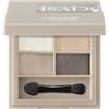 IsaDora Palette di ombretti Quartet - Eyeshadow Palette per trucco impeccabile - Vegano - Splendido set di trucco con quattro ombretti - 09 Pearls Allure