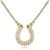 ZAVANA Collana Donna Ferro di Cavallo con Zirconi 14 mm