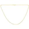 Bling Jewelry Catena A Maglie Sottili Di Singapore 1,5 Mm 020 Gauge Per Collana Da Donna In Argento 925 Placcato Oro 14K Made In Italy 20 Pollici