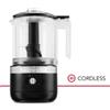 KitchenAid 5KFCB519EBM Nero Opaco Food Processor Senza fili 1,19 l Garanzia Ufficiale KitchenAid