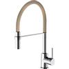 Rubinetto cucina monocomando Winter canna alta tortora
