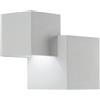 - Applique Rubick 19,5x11,5 cm bianco