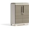 Pattumiera per raccolta differenziata Keter Split Premium Wood effetto legno