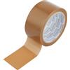 Nastro da imballaggio 50 mm x 66 m trasparente e marrone 2 pz