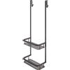 - Mensola doccia Idrostile con ganci 276x762 mm titanio