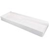 - Lavabo appoggio rett Placetas Idrostile copripiletta 400x120 mm Alabastro