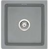 - Lavello ceramica 1 vasca Pipián 475x215 mm grigio opaco