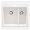 Lavello 1.5 vasche Idrostile Güines 520x203 mm Alabastro