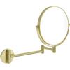 Specchio makeup con braccio di estensione 23,2x28,2 cm oro spazzolato