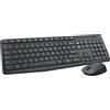 Logitech MK235 - Tastatur-und-Maus-Set - kabellos - 2.4 GHz - Ungarisch
