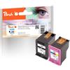 Peach PI300-948 Peach Patrone HP Nr.305 MultiPack nero e colore rigenerato