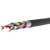 EMOS Cavo di rete FTP CAT 5e, 100 m, PE, cavo patch FTP CAT5e, cavo LAN gigabit, cavo Ethernet schermato, per uso esterno , S9224