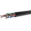 EMOS Cavo di rete UTP CAT 5e, 100 m, PE, cavo patch CAT5e UTP, cavo LAN gigabit, cavo Ethernet non schermato, per uso esterno , S9142