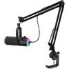 MICROFONO DINAMICO USB/XLR PER PC KIT GIOCO STREAMING AUDIO PROFESSIONALE