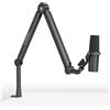 BRACCIO BOOM MICROFONO REGOLABILE A FORBICE SUPPORTO TWIN S8 PER STUDIO AUDIO