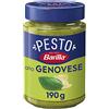 Barilla Pesto alla Genovese con Basilico Fresco Italiano, 190 g | con Parmigiano Reggiano DOP, Senza Glutine, Sugo Pronto Per Pasta