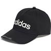 adidas Unisex - Adulto DAILY CAP, Black / White / White, S