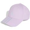 adidas Unisex - Adulto Bball 3S New Logo Hat, Clear Pink/White, XS-S
