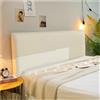 uyeoco 180/150/160/100cm Copri Testata Letto Matrimoniale, Fodera per Testiera Letto Elasticizzata Lavabile Copri Testiera Letto all-Inclusive per Testiera Camera da Letto e Albergo(Color 9,190cm(75inch))