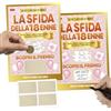 KAÏDENSÏ Gratta e Vinci 18 Anni Ragazza - Regalo Compleanno Gadget Set 2 | 2 Biglietti lotteria Personalizzabili a mano, Formato A5 15 x 21 cm, Idea Consegna Regalo