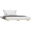 vidaXL Telaio letto senza materasso 140 x 190 cm in legno di pino massiccio