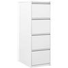 FBasic Classificatore in metallo - a quattro cassetti - Bianco