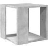 vidaXL Tavolino da Salotto Grigio Cemento 32x32x30cm Legno Multistrato