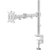 One For All Braccio universale per monitor One for All - 13-32 pollici - VESA 75/100 mm - Regolazione dell'altezza - Inclinazione (90°), rotazione (180°) e rotazione (360°) - 8 kg per schermo - Bianco (DM2120)