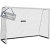 HUDORA Porta da calcio Advanced 300 - Porta da calcio per bambini/ragazzi e adulti - Porta da giardino - Porta da resistente alle intemperie e stabile con rete a maglia stretta