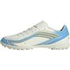 adidas Unisex - Adulto F50 Messi Club Turf Football Boots Shoes, Ivory/Semi Blue Burst/Icey Blue, 44 2/3 EU