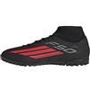 adidas Unisex - Adulto F50 Club Mid Cut Turf Football Shoes, Core Black/Lucid Red/Core Black, 42 EU