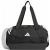 adidas Unisex - Adulto Tiro Duffle Bag Small With Bottom Compartment Duffel Bag, black/white, One size