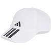 adidas Unisex - Adulto Baseball 3 Stripes Climaproof Hat, White/Black, XS-S