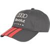 adidas Unisex - Adulto Audi Revolut F1 Team Dna 3 Stripes cap Hat, Utility Black, L-XL
