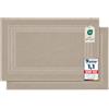 Komfortec Tappeto Bagno Set di 2 in Spugna di Cotone 50x70 cm