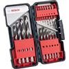 Bosch Professional Set da 18 pz. di punte per metallo HSS PointTeQ (per metallo, 1 - 10 mm, Accessorio per trapano avvitatore)