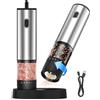 KitchenBoss Macina Pepe Elettrico 2 Set 60 ml Ricarica USB-C