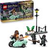 LEGO Harry Potter Fuga da Privet Drive di Hagrid e Harry - Moto Giocattolo con 4 Minifigure incl. 2 Mangiamorte e una Scena di Strada - Regalo per Bambine, Bambini e Fan da 8 Anni in su - 76459