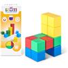 TYTAN Magnetic Cubes 16 pcs Building Set Age 3+ di ZURU | Gioco STEM, Montessori e sensoriale, magneti forte presa, impila cubi 3D stabili, sviluppa motricita, regalo STEM bambini