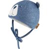 Sterntaler Berretto Orsetto, Blu Melange, 47