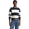 Gant Striped C-Neck Maglia di Tuta Uomo