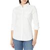 Amazon Essentials Camicia Oxford Elasticizzata a Maniche Lunghe con Bottoni (Disponibile in Taglie Forti) Donna