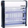VELAMP - Lampada Antizanzare Elettrica da Interno 2 Tubi UV 6W, Antizanzare Elettrico con Vassoio Estraibile, Lampada Zanzare Sicura per Umani e Animali Domestici, Zanzariera Elettrica Copertura 30㎡