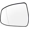 Ynzeyx Vetro Specchio Retrovisore Riscaldato, Specchietto per Portiera Anteriore in Vetro Bianco con Piastra di Supporto, Sostituzione per Ford Focus MK2 MK3 & Ford Mondeo MK4 (Sinistra)
